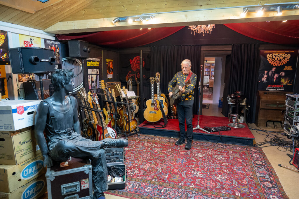 Toni Vescoli in seinem Studio